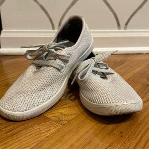 White Allbirds; worn twice!